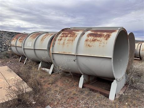 Clemcorp 1600 mm - 2 mtr Vent bag adaptor on stand x 3