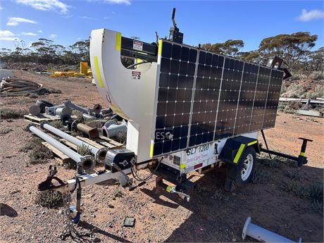 2011 Progress Solar Solutions SLT-1200 Solar light tower trailer non running