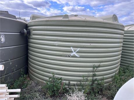 2012 West Coast Poly 23 KL poly tank with fittings Used