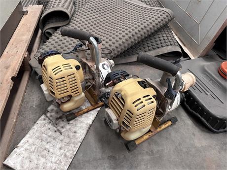 Robin PTV101 130 l/min 35 mtr head petrol drive pumps x 2 untested