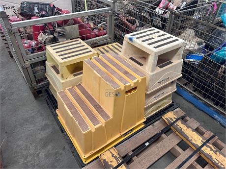 Monstar & Gorila Single and double safety steps x 6 on pallet