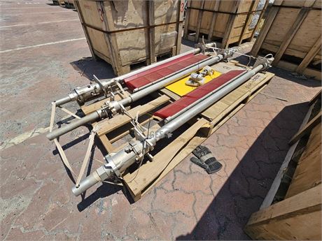 Dyna Engineering 1050 mm Conveyor belt flat scrapers x 3 unused