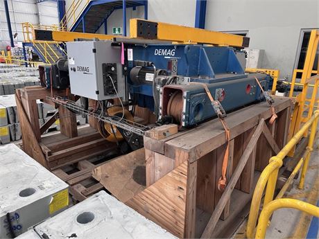 2022 Demag 40 tonne Class A3/M4 & 10.25 mtr twin rail gantry crane package