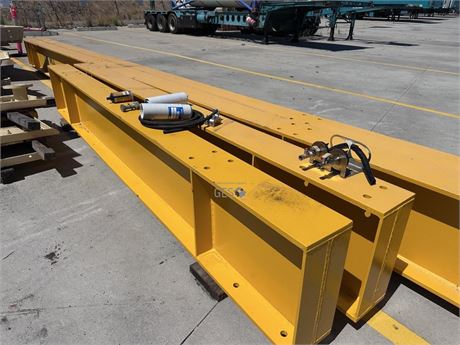 Crane beams rated 7.5 tonne 9.9 mtrs x 2 plus 2 cross beams