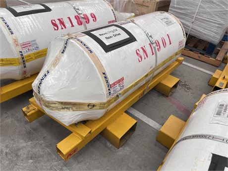 Fenner Ace 1350 mm x 630 mm diam Reversing conveyor non drive pulley