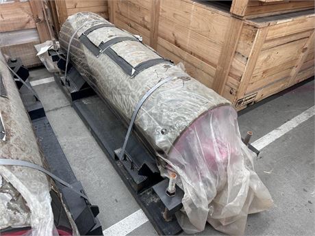 Fenner Ace 1350 mm x 400 mm diam live shaft non drive pulley unused