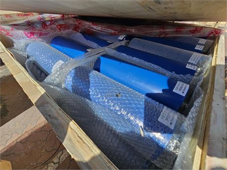 ACE 330 mm steel conveyor rollers 393360-0823 x 180 in crate As New