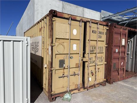 2002 CIMC 6 mtr Container C/w electrical fit out & contents