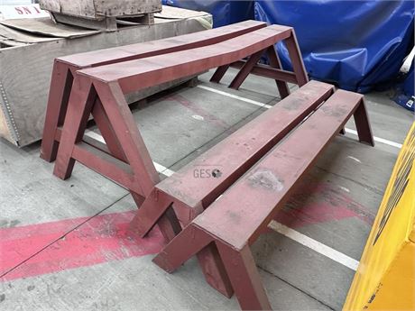 Steel A Frame stands x 4 used
