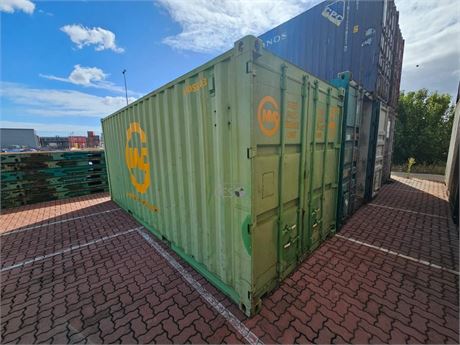 6 mtr 2 door side opening container with untested electrical fit out