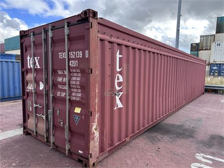CIMC 12 mtr Open top sea container no tarpaulin damaged floor