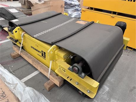 Steinert V-115A-S1P conveyor magnet 1 mtr x 1 mtr long with controller