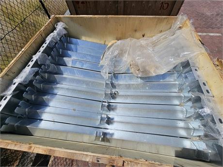 Dyna Engineering Steel conveyor vee return idler x 30 in crate As New