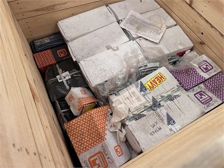 2023 United, Hobson & Brighton package of nuts & bolts in crate