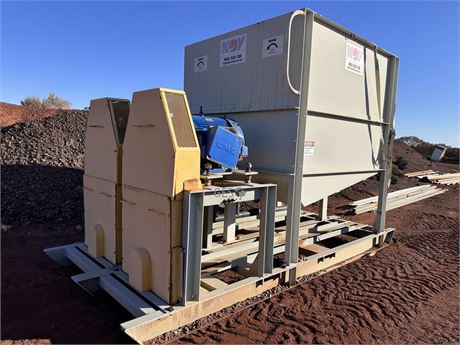 NOV Mono pump Tandem skid with double tank with 55 KW drives no pumps