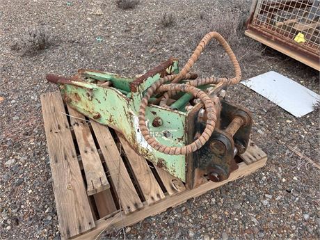 Montabert Rock breaker un tested