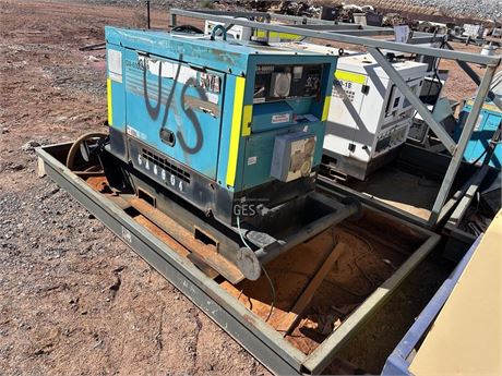 2013 Denyo 6 KVA DA6000SS Generator on skid in steel bund NON running