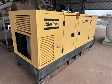 Atlas Copco QAS108 100 KVA 415 volt generator Non running