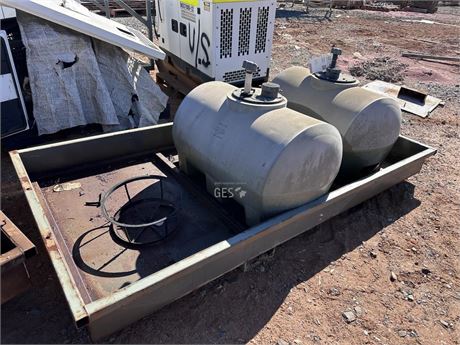 Coerco Poly Fuel tanks x 2 on steel bund