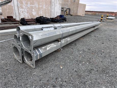2023 G&S Industries 15 mtr 2 piece light poles pack of 3