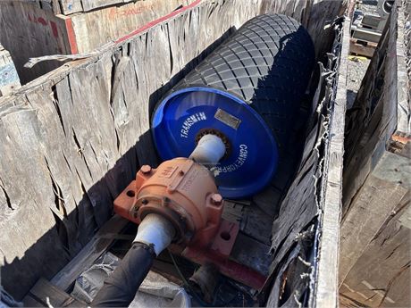 2022 Transmin 1 mtr Conveyor drive end pulley