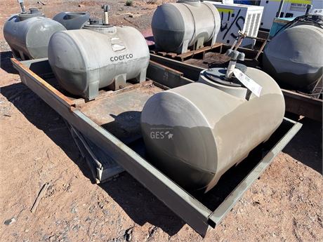 Coerco Poly Fuel tanks x 2 on steel bund