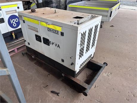 Denyo HG6000SS 6 KVA 415 volt generator Non running
