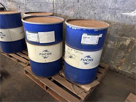 Fuchs Stabyl ECO EP 2 grease in 205 litre full drum & estimated 25% full