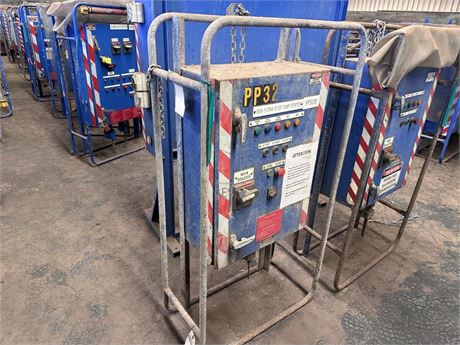Custom 5-37 KW 1000 volt Flygt pump starter