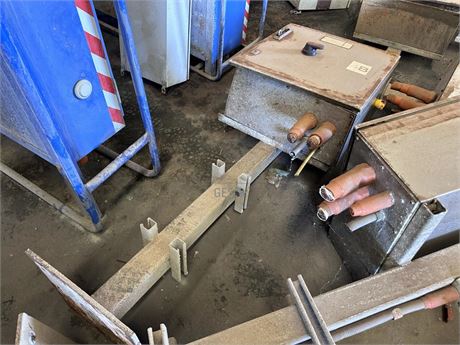 MPC 1000 volt Isolator in stainless cabinet on stand damaged