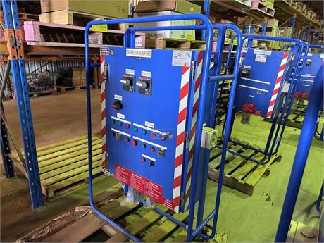 2024 Hahn 150A 1000 volt Jumbo starter & 8-37 KW Flygt pump starter unused