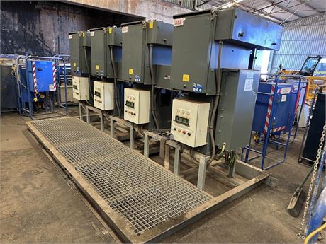 2022 SMEC 11 KV 4 way RMU with 4 x ABB Safelink CB CVC 630 Amp SF6 RMU's