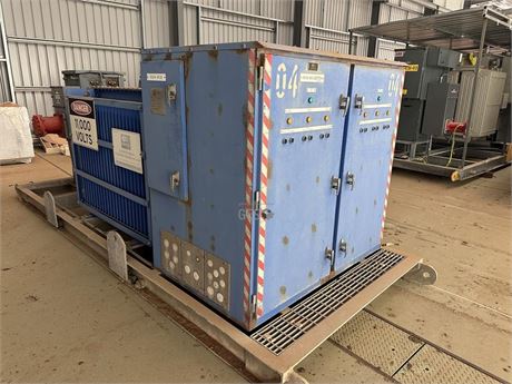 2009 Positron 1 MVA 11/1 KV 6 outlet ABB Dyn11 TX Lucy FRMU MK1A RMU substation