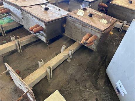 MPC 1000 volt Isolator in stainless cabinet on stand damaged