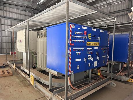 SMEC 3 MVA 11/1 KV Form 4A 20kA Toshiba Dyn11 TX ABB Safelink CB RMU substation