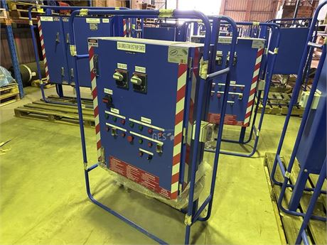 2024 Hahn 150A 1000 volt Jumbo starter & 8-37 KW Flygt pump starter unused