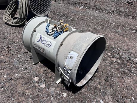 Clemcorp 3 KW 1000 volt CC480 vent fan with air intake grille