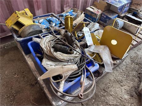 Atlas Copco Parts package on pallet